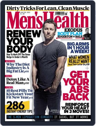 Men's Health UK December 5th, 2014 Digital Back Issue Cover