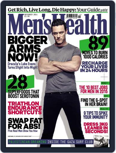 Men's Health UK October 8th, 2014 Digital Back Issue Cover