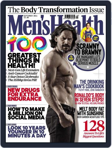Men's Health UK July 31st, 2014 Digital Back Issue Cover