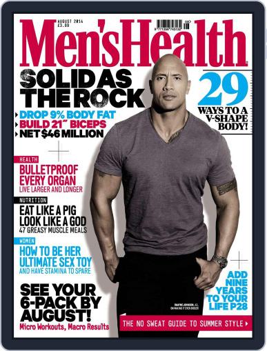 Men's Health UK July 3rd, 2014 Digital Back Issue Cover