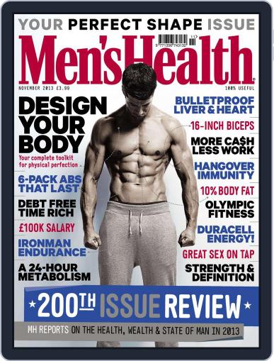 Men's Health UK October 2nd, 2013 Digital Back Issue Cover