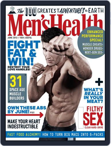 Men's Health UK May 3rd, 2013 Digital Back Issue Cover