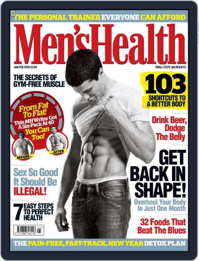 Men's Health UK December 2nd, 2008 Digital Back Issue Cover