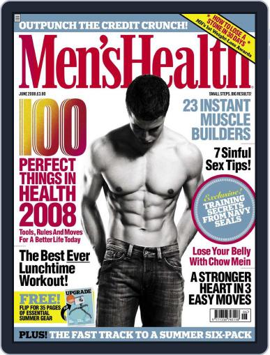 Men's Health UK May 2nd, 2008 Digital Back Issue Cover