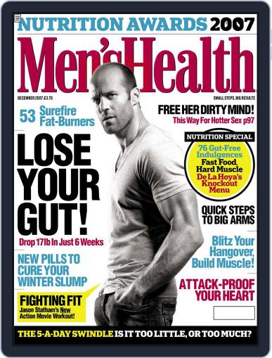 Men's Health UK November 2nd, 2007 Digital Back Issue Cover