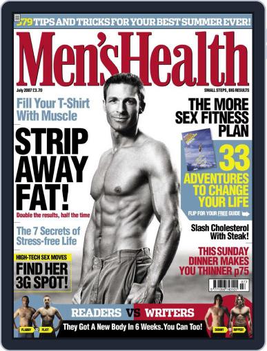 Men's Health UK June 8th, 2007 Digital Back Issue Cover