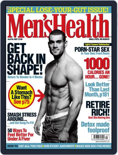 Men's Health UK December 13th, 2006 Digital Back Issue Cover