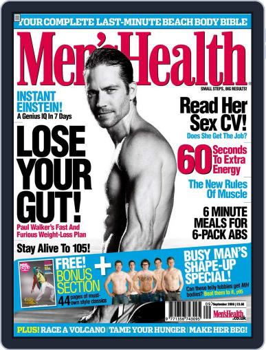 Men's Health UK August 4th, 2006 Digital Back Issue Cover