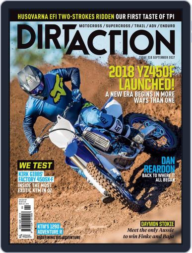 Dirt Action September 1st, 2017 Digital Back Issue Cover