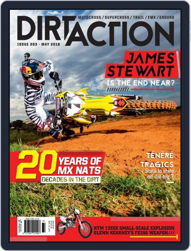 Dirt Action May 5th, 2016 Digital Back Issue Cover