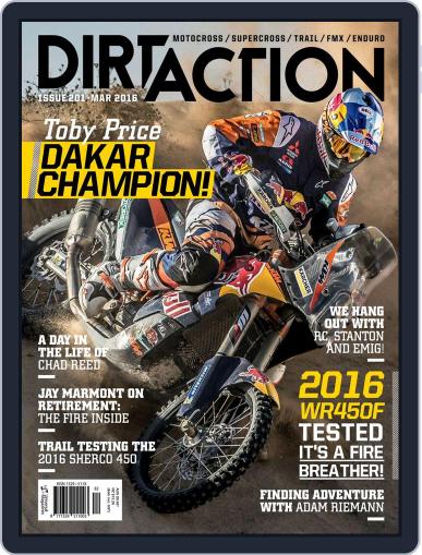 Dirt Action March 3rd, 2016 Digital Back Issue Cover