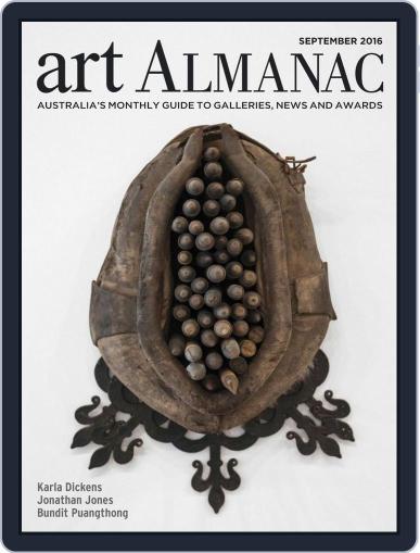 Art Almanac September 1st, 2016 Digital Back Issue Cover
