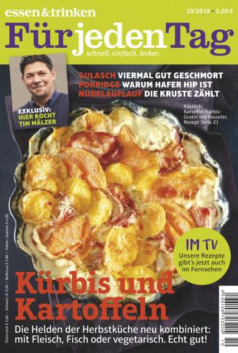 essen&trinken für jeden Tag (Digital) October 1st, 2019 Issue Cover