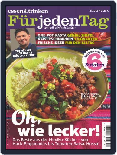 essen&trinken für jeden Tag February 1st, 2018 Digital Back Issue Cover