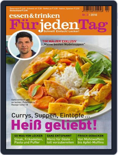essen&trinken für jeden Tag (Digital) January 31st, 2016 Issue Cover