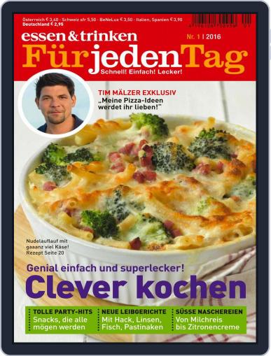 essen&trinken für jeden Tag (Digital) December 31st, 2015 Issue Cover