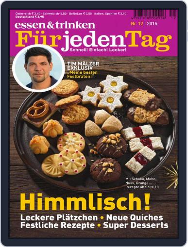 essen&trinken für jeden Tag (Digital) November 30th, 2015 Issue Cover
