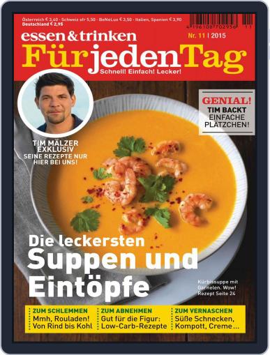 essen&trinken für jeden Tag (Digital) October 31st, 2015 Issue Cover