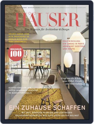 Häuser September 1st, 2019 Digital Back Issue Cover