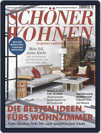 Schöner Wohnen October 1st, 2019 Digital Back Issue Cover