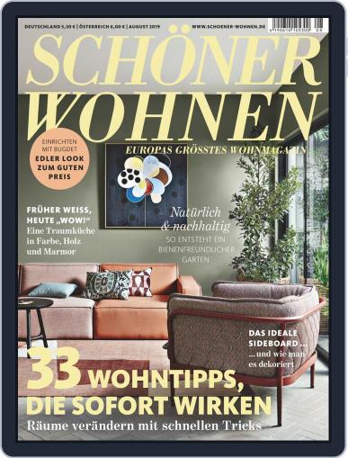 Schöner Wohnen August 1st, 2019 Digital Back Issue Cover