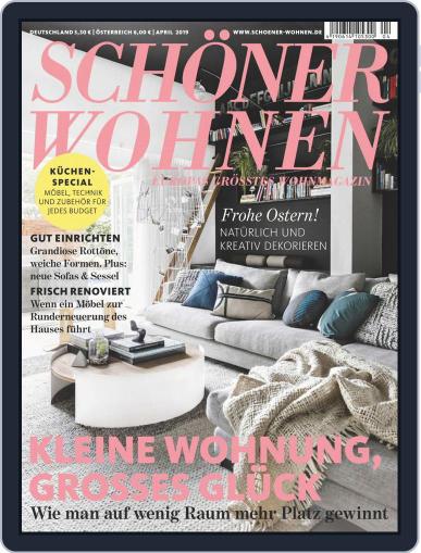 Schöner Wohnen April 1st, 2019 Digital Back Issue Cover