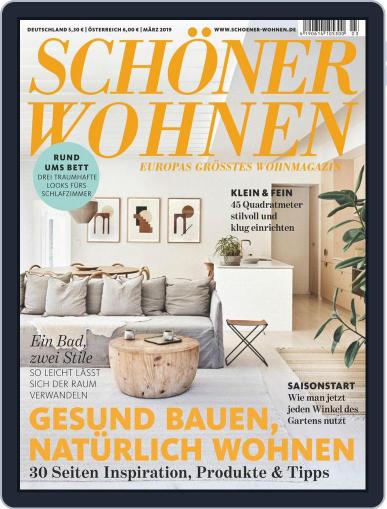 Schöner Wohnen March 1st, 2019 Digital Back Issue Cover