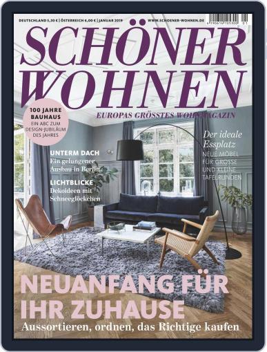 Schöner Wohnen January 1st, 2019 Digital Back Issue Cover
