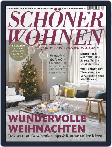 Schöner Wohnen December 1st, 2018 Digital Back Issue Cover