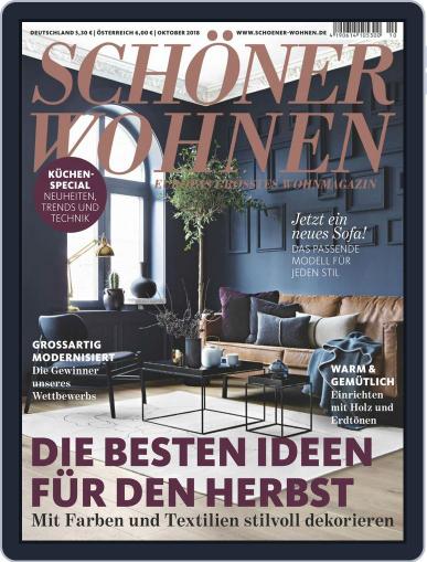 Schöner Wohnen October 1st, 2018 Digital Back Issue Cover