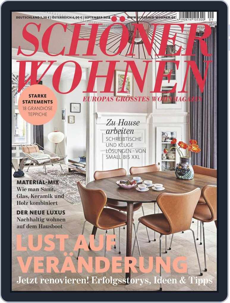 Wohnen 09/2018 Schöner (Digital)