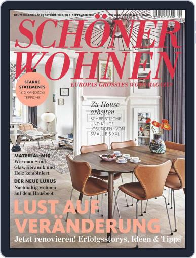Schöner Wohnen September 1st, 2018 Digital Back Issue Cover