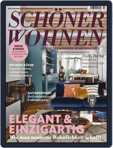 Schöner Wohnen October 1st, 2017 Digital Back Issue Cover