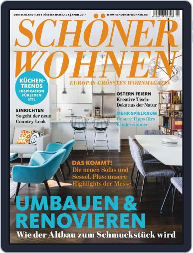 Schöner Wohnen April 1st, 2017 Digital Back Issue Cover