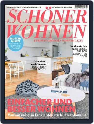 Schöner Wohnen (Digital) June 13th, 2016 Issue Cover