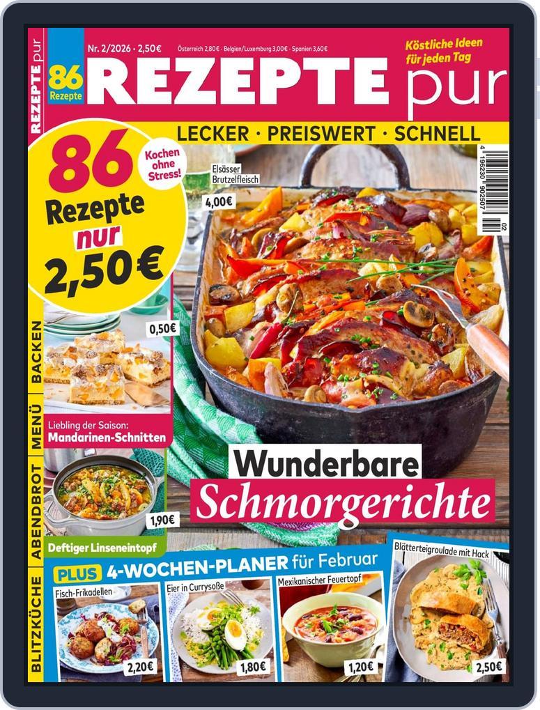 REZEPTE pur (Digital) Subscription                    January 9th, 2026 Issue