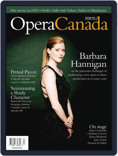 Opera Canada December 29th, 2010 Digital Back Issue Cover
