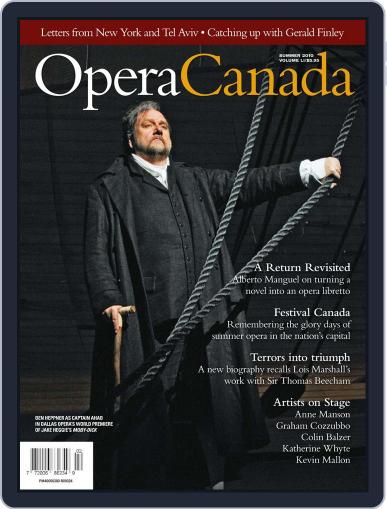 Opera Canada June 25th, 2010 Digital Back Issue Cover