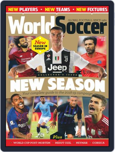 World Soccer August 1st, 2018 Digital Back Issue Cover