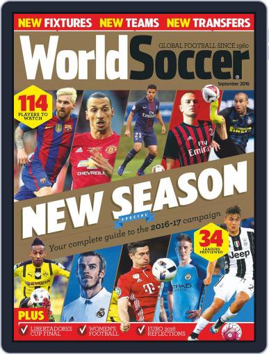 World Soccer September 1st, 2016 Digital Back Issue Cover