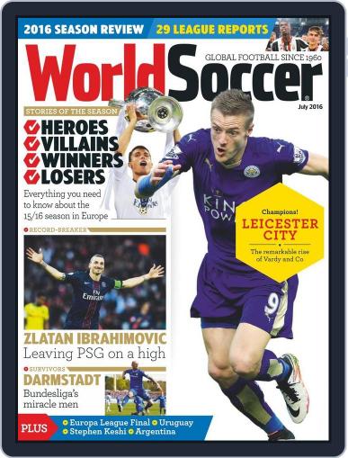 World Soccer June 21st, 2016 Digital Back Issue Cover