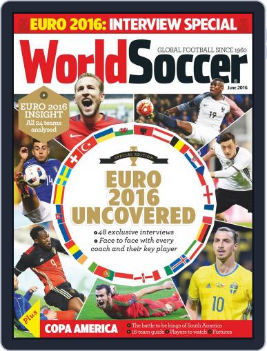 World Soccer June 1st, 2016 Digital Back Issue Cover