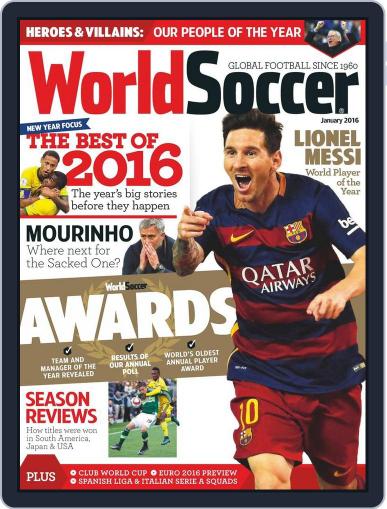 World Soccer December 30th, 2015 Digital Back Issue Cover