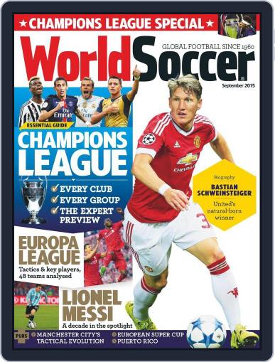 World Soccer September 1st, 2015 Digital Back Issue Cover
