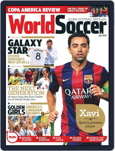 World Soccer July 1st, 2015 Digital Back Issue Cover