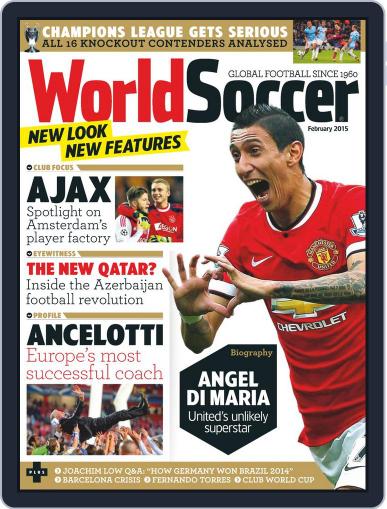 World Soccer February 1st, 2015 Digital Back Issue Cover