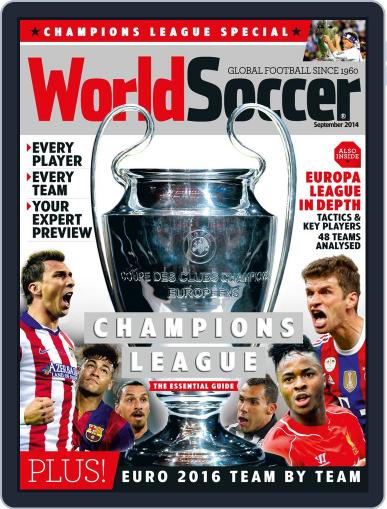 World Soccer September 9th, 2014 Digital Back Issue Cover