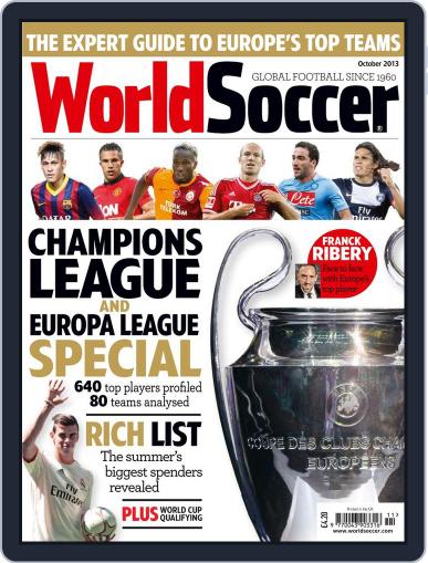 World Soccer September 23rd, 2013 Digital Back Issue Cover