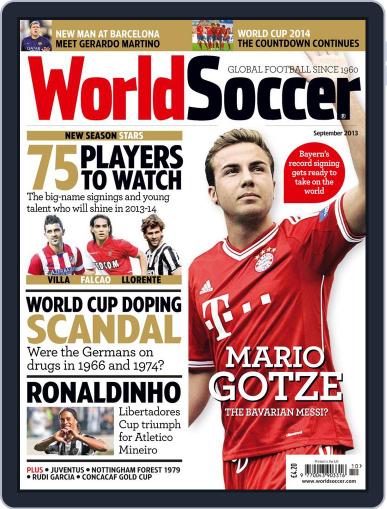 World Soccer August 23rd, 2013 Digital Back Issue Cover