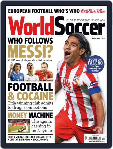World Soccer October 20th, 2012 Digital Back Issue Cover